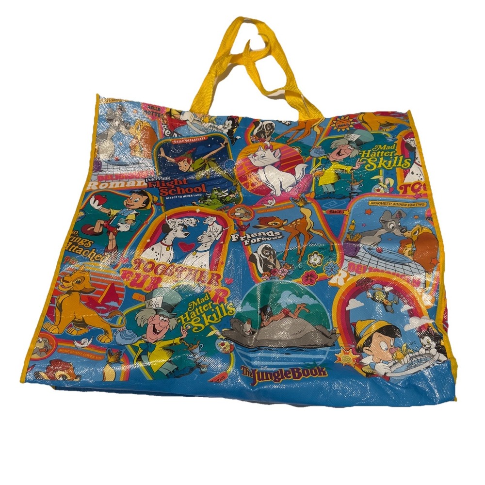 Legacy Reusable Tote- Disney - Peter Pan, Bambi, Mad Hatter, Marie &‎ More!